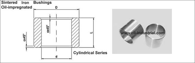 Iron Cylinrical Bushings