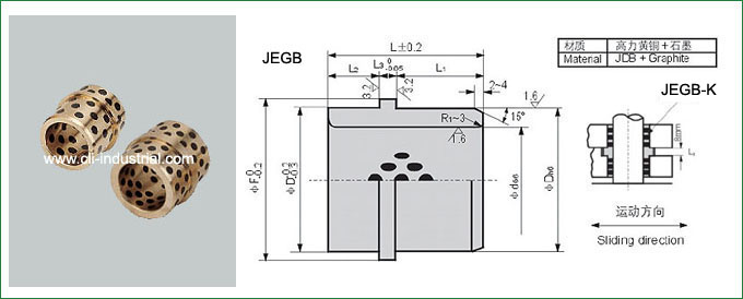JEGB Oilless Ejector Guide Bushes