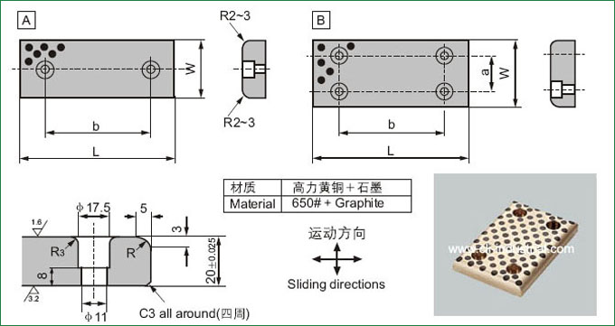 JESW Oilless Wear Plate