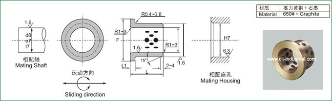 JFB650 Oilless Flanged Bushes