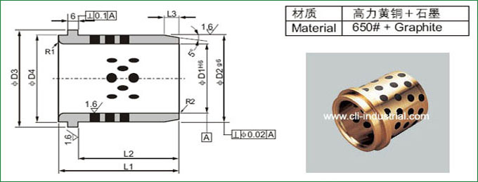 JNA Oilless Flanged Bushes