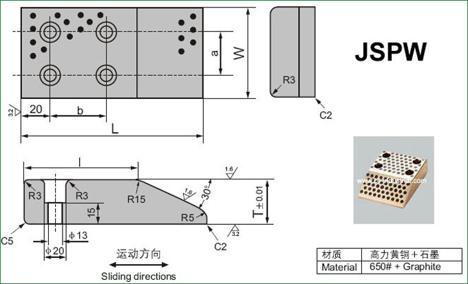 JSPW Cam Stroke Plate