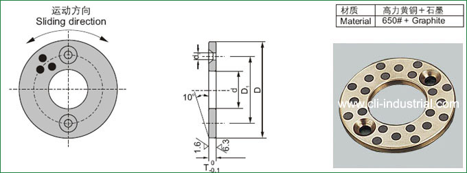 JTW650 Oilless Thrust Washers