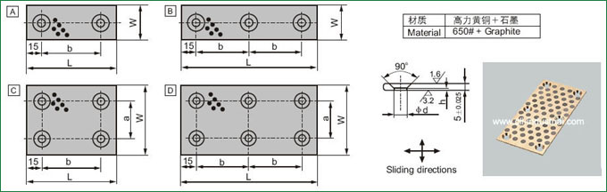 JUWP Oilless Thin Wear Plate