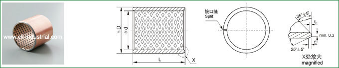 CLI-08G Wrapped Bronze Bush