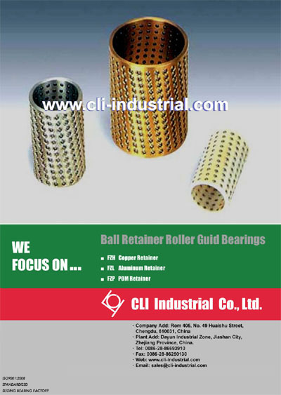 Ball retainer roller guide bearing